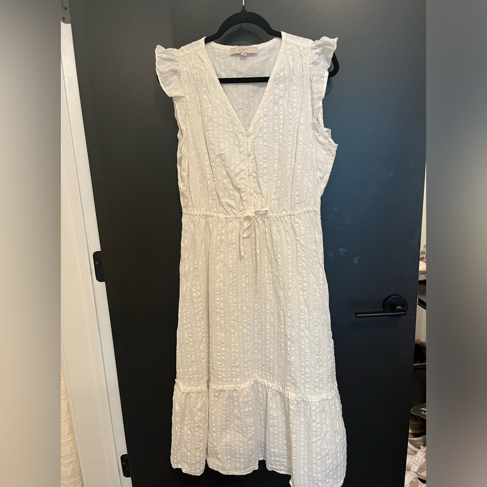 White LOFT Dress